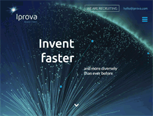 Tablet Screenshot of iprova.com